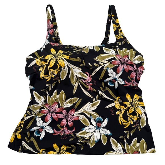 Alaskan Hardgear Other - Alaskan Hardgear Duluth Trading Co Floral Tankini Top Only Plus Size 18 EUC
